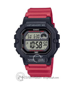 Đồng hồ Casio WS-1400H-4AVDF - Nam - Quartz (Pin 10 Năm) Dây Nhựa - Chính Hãng - Size 44mm