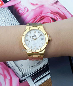 Đồng hồ Newsky NS5024L.S03 - Nữ - Kính Sapphire - Quartz (Pin) Dây Kim Loại - Chính Hãng - Size 34mm