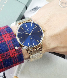 Đồng hồ August Berg 10140D05SGD - Nam - Kính Sapphire - Quartz (Pin) Dây Kim Loại - Chính Hãng - Size 40mm