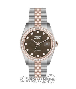 Đồng hồ Newsky NS5026G.S04 - Nam - Kính Sapphire - Quartz (Pin) Dây Kim Loại - Chính Hãng - Size 40mm