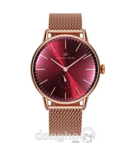 Đồng hồ August Berg 10140A15MRG - Nam - Kính Sapphire - Quartz (Pin) Dây Kim Loại - Chính Hãng - Size 40mm