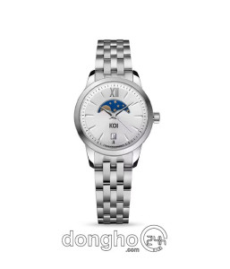 Đồng hồ KOI Moonphase K006.103.65.1.03.03.07 - Nữ - Kính Sapphire – Quartz (Pin) - Dây Kim Loại - Size Mặt 29mm
