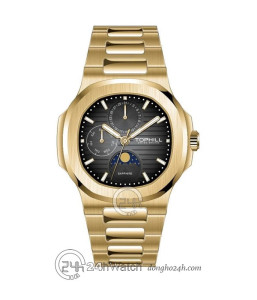 Đồng hồ Tophill TL028G.S2152 - Nam - Kính Sapphire - Quartz (Pin) Dây Kim Loại - Chính Hãng - Size 40mm