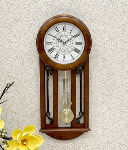 Đồng hồ treo tường Quả lắc Rhythm CMJ547NR06 - Size 25.8*61.3*7.5cm