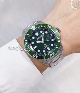 Đồng hồ Seiko Prospex Diver's SNE579P1 - Nam - Solar (Năng Lượng Ánh Sáng) Dây Kim Loại - Chính Hãng - Size Mặt 43.5mm