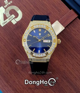 Đồng hồ Olym Pianus OP990-45ADDGK-GL-X - Nam - Kính Sapphire - Automatic (Tự Động) Dây Cao Su - Chính Hãng