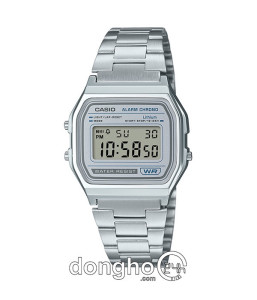 Đồng hồ Casio A158WEA-7DF - Unisex - Quartz (Pin) Dây Kim Loại - Chính Hãng - Size 33.2*36.8 mm