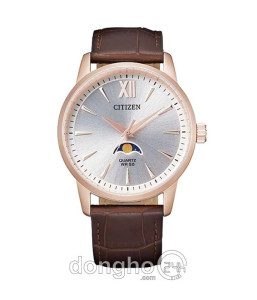 Đồng hồ Citizen AK5003-05A - Nam - Quartz (Pin) Dây Da - Chính Hãng - Size 42mm