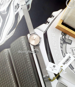Đồng hồ August Berg 10928E22MSL - Nữ - Kính Sapphire - Quartz (Pin) Dây Kim Loại - Chính Hãng - Size 28mm