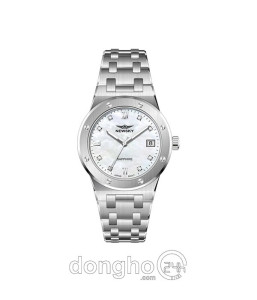 Đồng hồ Newsky NS5024L.S01 - Nữ - Kính Sapphire - Quartz (Pin) Dây Kim Loại - Chính Hãng - Size 34mm