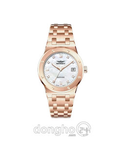 Đồng hồ Newsky NS5024L.S05 - Nữ - Kính Sapphire - Quartz (Pin) Dây Kim Loại - Chính Hãng - Size 34mm