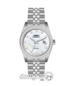 Đồng hồ Newsky NS5026G.S01 - Nam - Kính Sapphire - Quartz (Pin) Dây Kim Loại - Chính Hãng - Size 40mm