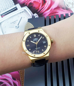 Đồng hồ Newsky NS5024L.L04 - Nữ - Kính Sapphire - Quartz (Pin) Dây Da - Chính Hãng - Size 34mm