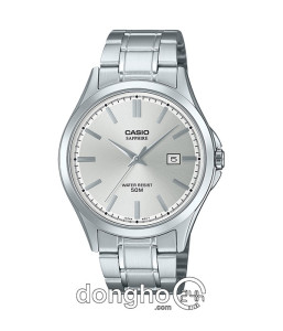 Đồng hồ Casio MTS-115D-7AVDF - Nam - Kính Sapphire - Quartz (Pin) Dây Kim Loại - Chính Hãng - Size 41.3mm