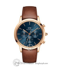 Đồng hồ Daniel Wellington Iconic St Mawes Arctic DW00100639 - Nam - Quartz (Pin) Dây Da - Chính Hãng - Size 42mm