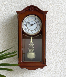Đồng hồ treo tường Quả lắc Rhythm CMJ502FR06 - Size 23*48.1*10.9cm