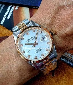 Đồng hồ Olym Pianus OP89322AGSR-T - Nam - Kính Sapphire - Automatic (Tự Động) Dây Kim Loại - Chính Hãng -  Size 40mm