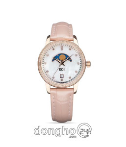 Đồng hồ KOI Moonphase K006.152.65.2.33.11.04 - Nữ - Kính Sapphire – Quartz (Pin) - Dây Da - Size Mặt 29mm