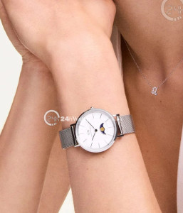 Đồng hồ Daniel Wellington Petite Lune DW00100772 - Nữ - Quartz (Pin) Dây Kim Loại - Chính Hãng - Size 28mm