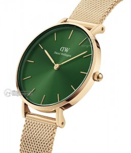 Đồng hồ Daniel Wellington Petite Emerald Size 28mm DW00100479 - Nữ - Quartz (Pin) Dây Kim Loại - Chính Hãng