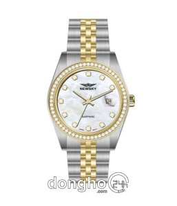 Đồng hồ Newsky NS5026G.S03 - Nam - Kính Sapphire - Quartz (Pin) Dây Kim Loại - Chính Hãng - Size 40mm