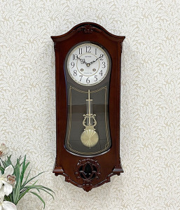 Đồng hồ treo tường Quả lắc Rhythm CMJ562NR06 - Size 27*65*11cm