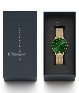 Đồng hồ Daniel Wellington Petite Emerald Size 36mm DW00100481 - Unisex - Quartz (Pin) Dây Kim Loại - Chính Hãng