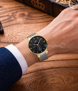 Đồng hồ SRWATCH SG1077.1201TE - Nam - Kính Sapphire - Quartz (Pin) Dây Kim Loại - Chính Hãng - Size Mặt 40mm