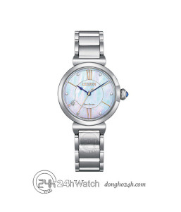 Đồng hồ Citizen  EM1070-83D - Nữ - Kính Sapphire - Eco-Drive (Năng Lượng Ánh Sáng) Dây Kim Loại -  Chính Hãng - Size 29.5mm