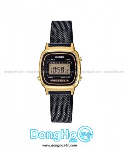 Đồng hồ Casio Digital LA670WEMB-1DF - Nữ - Quartz (Pin) Dây Kim Loại - Chính Hãng