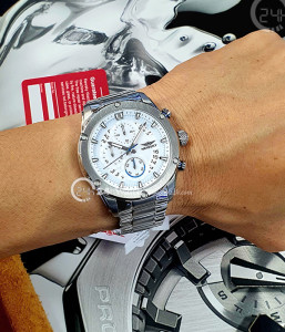 Đồng hồ Newsky NS6007G.S01 - Nam - Kính Sapphire - Quartz (Pin) Dây Kim Loại - Chính Hãng - Size 44mm