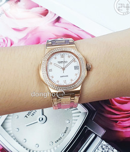 Đồng hồ Tophill TL029L.M3262 - Nữ - Kính Sapphire - Quartz (Pin) Dây Kim Loại - Chính Hãng - Size 34mm
