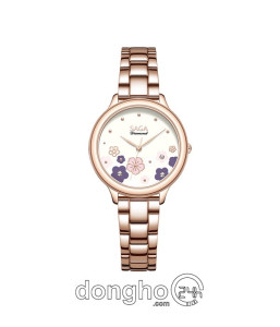 Đồng hồ Saga Chroma Dance 54390-LGCRLG-2A - Nữ - Quartz (Pin) - Mặt Số Đổi Màu - Đính Kim Cương - Size Mặt 34mm