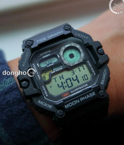 Đồng hồ Casio WS-1700H-1AVDF - Nam - Quartz (Pin 10 Năm) Dây Nhựa - Chính Hãng - Size 48.6mm