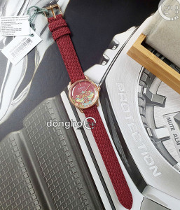 Đồng hồ August Berg M1ST0530A17VRD - Nữ - Kính Sapphire - Quartz (Pin) Dây Da - Chính Hãng - Size 30mm