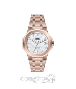 Đồng hồ Newsky NS5025L.S05 - Nữ - Kính Sapphire - Quartz (Pin) Dây Kim Loại - Chính Hãng - Size 34mm