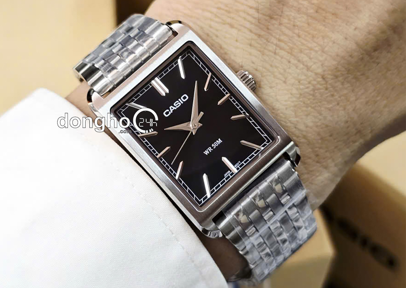 chụp trên tay Đồng hồ Casio MTP-B215D-1AVDF tại đồng hồ 24h
