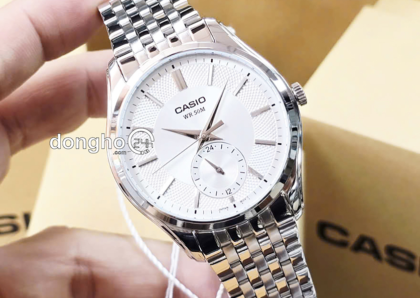 chụp tại đồng hồ 24h Đồng hồ Casio MTP-B315D-7AVDF